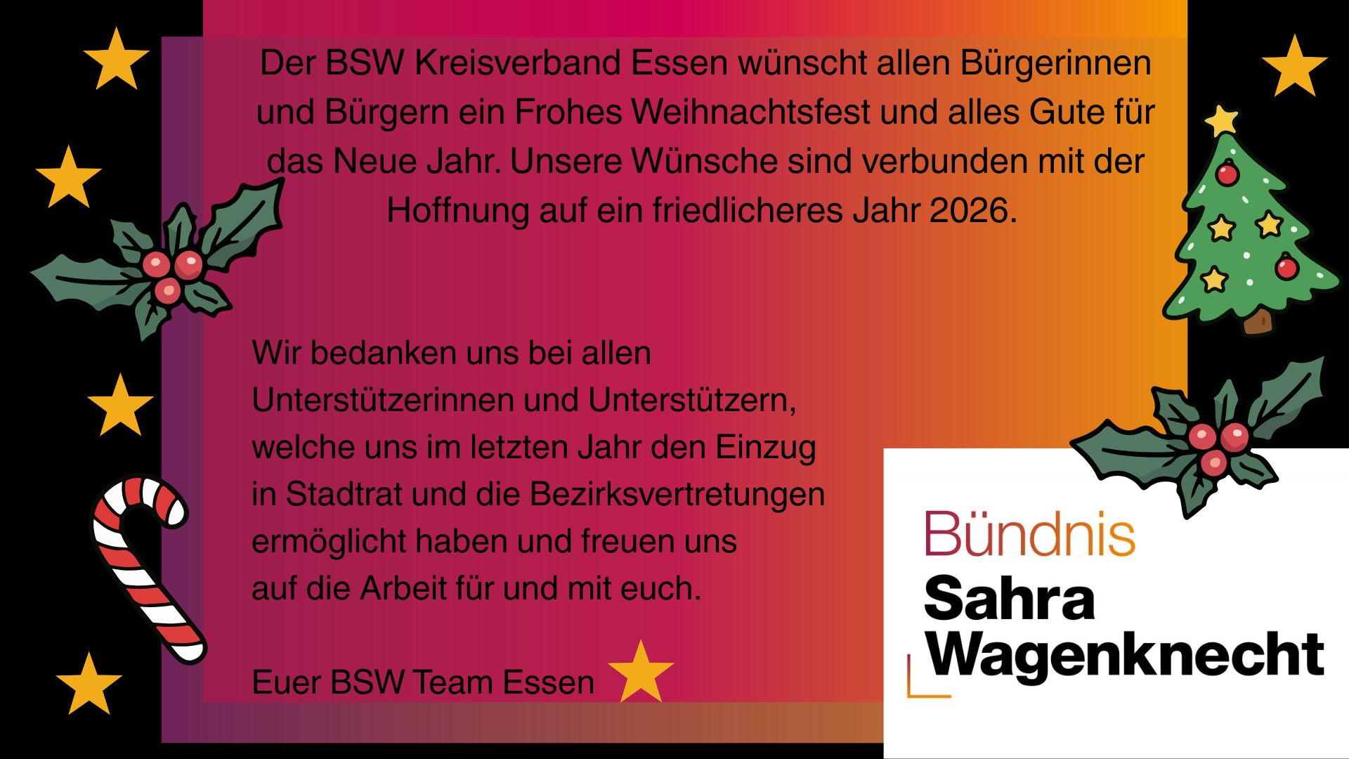 Weihnachtsgruß 2025